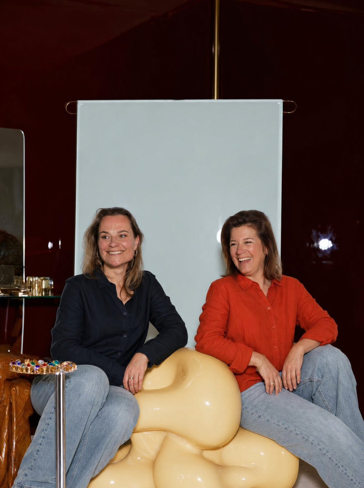 Marijn en Liduine, oprichters van Mélis-Mélos