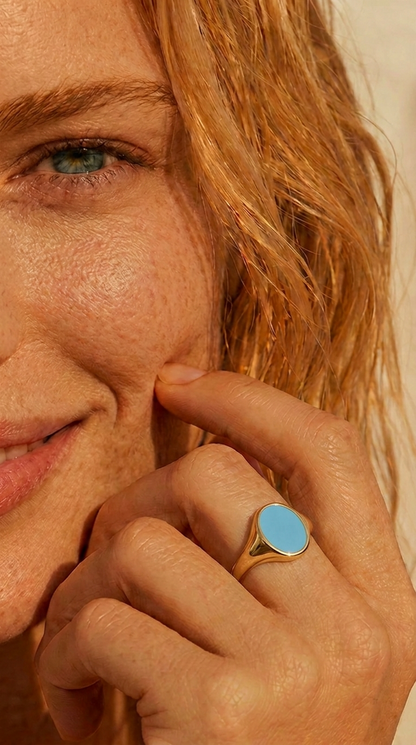 JOOSJE Ring - Light Blue